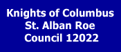 Knights of Columbs, St Alban Roe, Council 12022